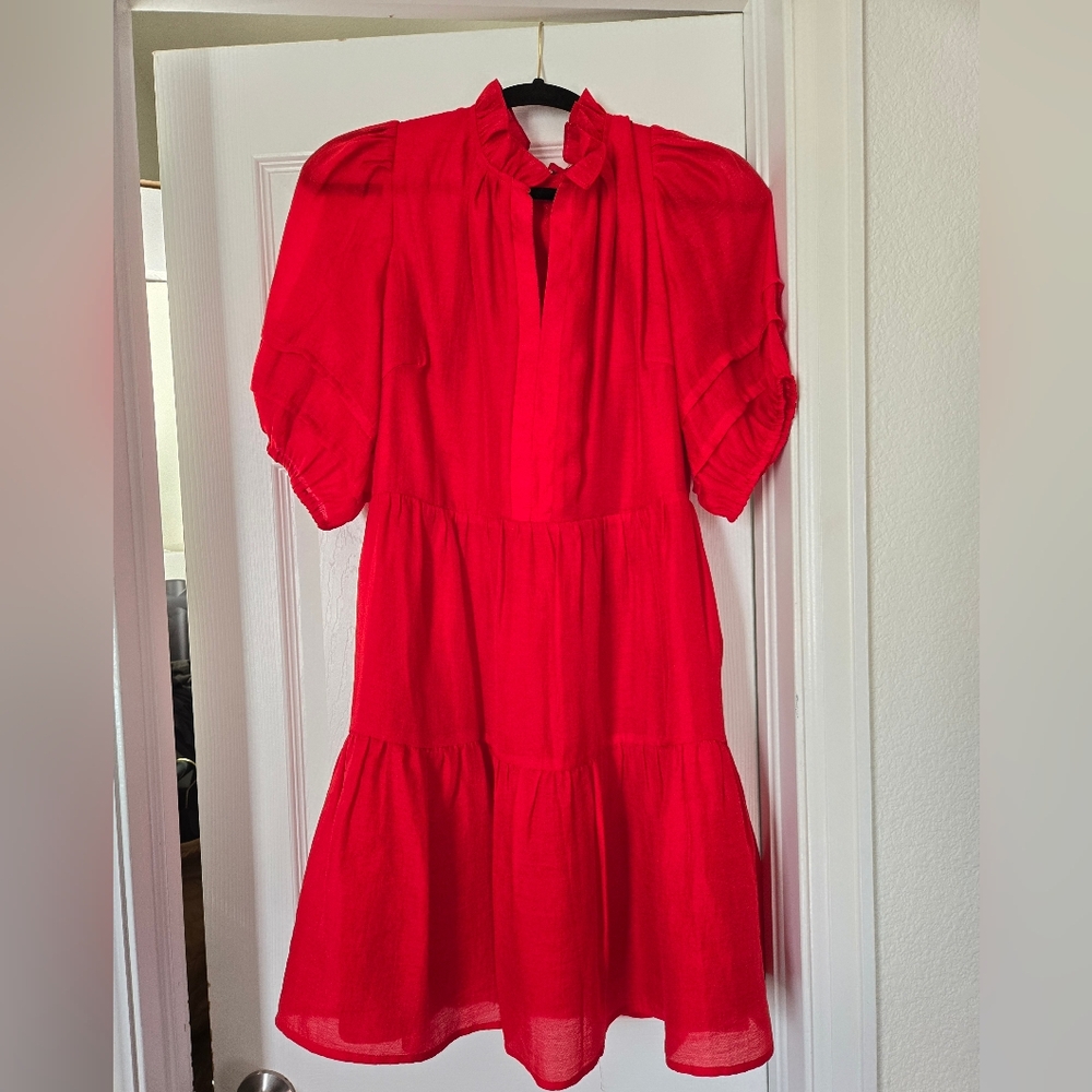Joy Joy Vibrant Red Kids Dress